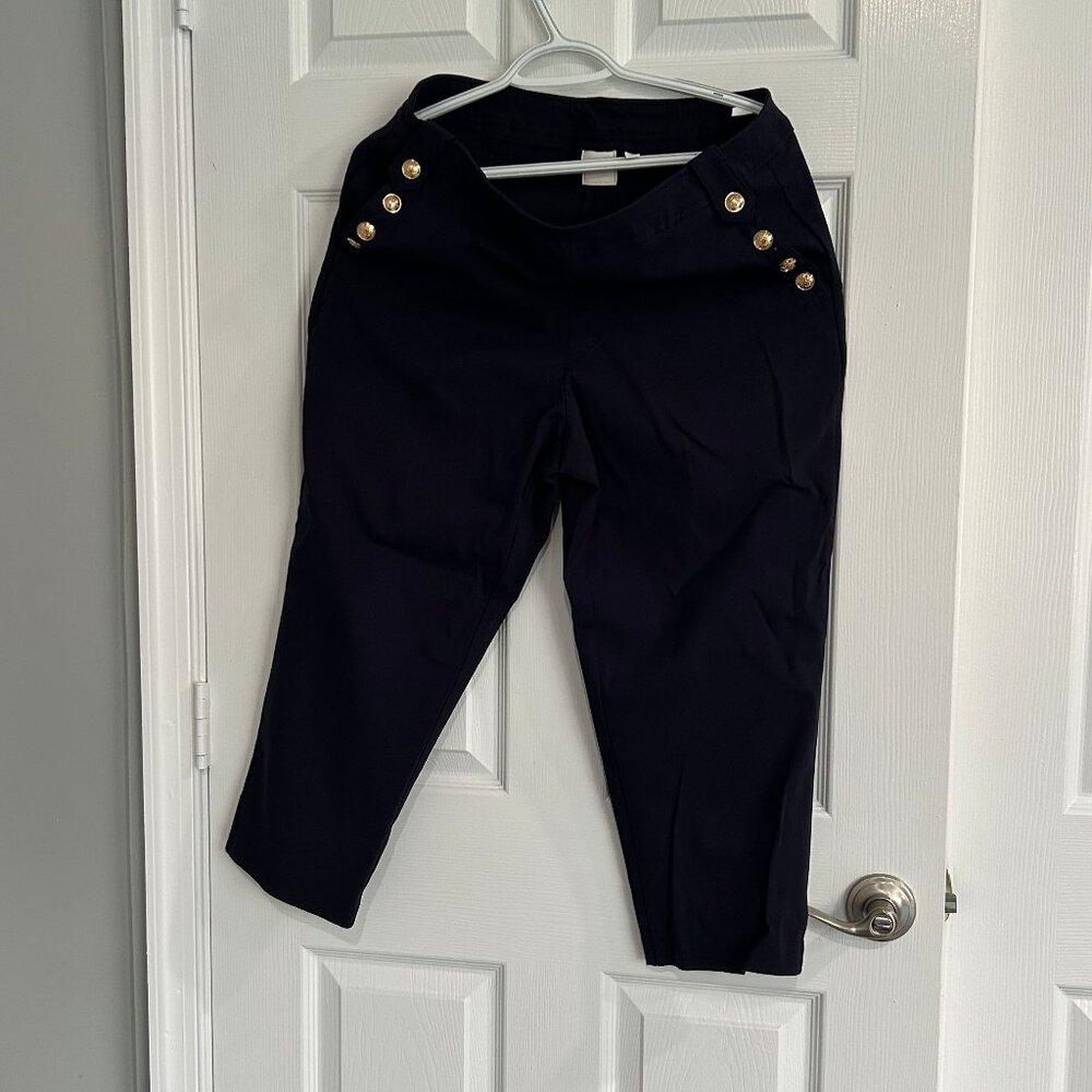 Women's Capri Pants in Navy by Zac & Rachel - Size 12 - Picture 2 of 3
